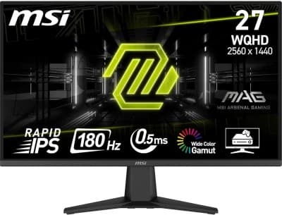 ECRAN MSI MAG 275QF 27" 180Hz 2K (2560 x 1440) FAST IPS 0.5ms