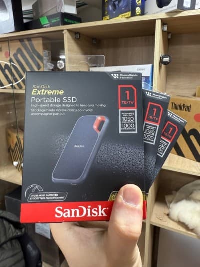 SANDISK EXTERNE SSD 1TO 1050Mo