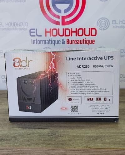 ONDULEUR ADR 650VA / 390W 04SORTIE (ADR200)