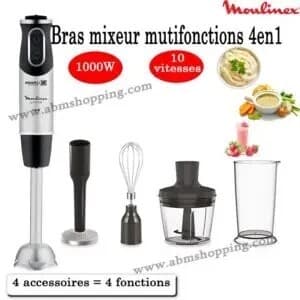 Bras mixeur multifonctions 4en1 | MOULINEX