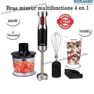 Bras mixeur multifonction 4en1 600W | SONACHI