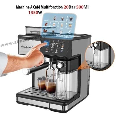 Machine A Café Multifonction Professionnelle 3EN1 20Bar 1350W 2.6L | Multismart MS-CF5012