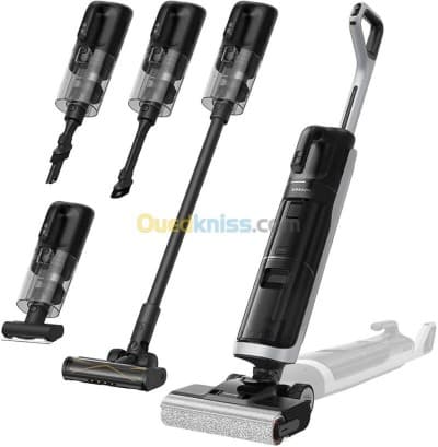 Aspirateur laveur Dreame H14 Dual - 5-en-1-18 000 Pa-75 min autonomie -Lavage à l'eau chaude à 60C