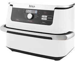 Ninja Friteuse Sans Huile Grand Bac 10,4L Avec Posibilite Separation On Deux Zone AF500 BLANC