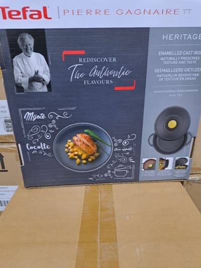 COCOTTE TEFAL PIERRE GAGNAIRE HÉRITAGE 7.5L 29CM FONTE ÉMAILLÉE