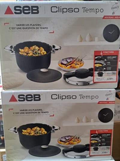 COCOTTE MINUTE SEB 6L CLIPSO TEMPO 3IN1
