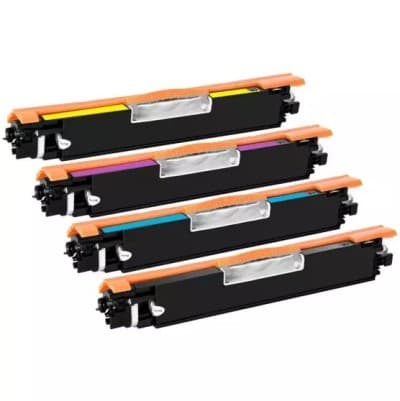 Pack Toner HP 126A (310A/311A/312A/313A) | Pour CP1025 & M175 | Canon LBP7010