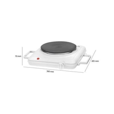 Plaque de cuisson 1500 Watts Thermostat réglable Blanc