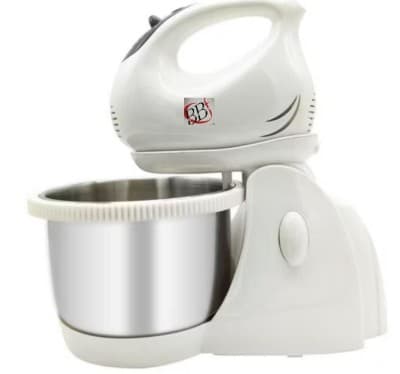 Batteur Mixeur Électrique 3 Vitesses 250 W - Blanc