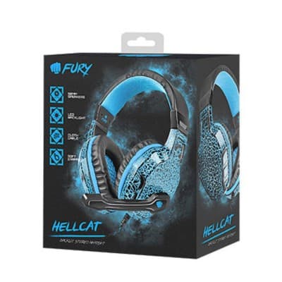 CASQUE GAMER RGB FURY HELLCAT AVEC FIL