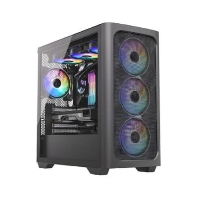 ARES C301 / GAMING CASE / BLACK / 4 FAN ARGB /