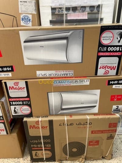 INSTALLATION & VENTE DE CLIMATISEURS MAJOR CARA TROPICAL 13000 BTU a 67990 da tel: