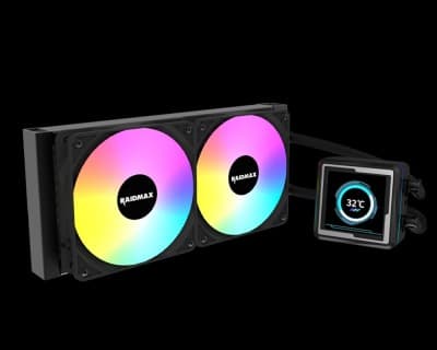 LM 240 LCD RAIDMAX WATERCOOLING BLACK