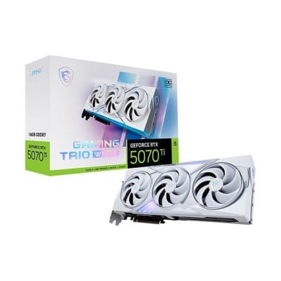 CARTE GRAPHIQUE MSI GEFORCE RTX 5070Ti 16GB GDDR7 GAMING TRIO OC WHITE NEUF SOUS EMBALLAGE