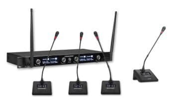 SYSTEME DE CONFERENCE SANS FIL 4 CANAUX rondson be-10conf