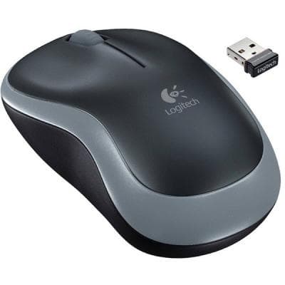 SOURIS LOGITECH SANS FIL M185 GRIS-RED-BLUE