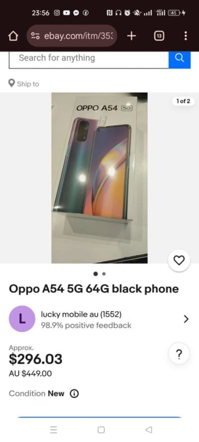 Oppo A54 5g