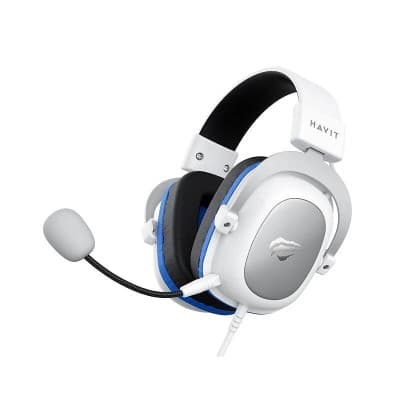 CASQUE GAMING HAVIT H2002d WHITE - HAUT-PARLEUR DE 53 MM, POUR PC/PS4/XBOX ONE