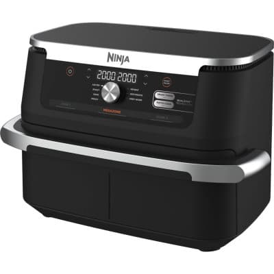 AIR FRAYER Ninja Friteuse Sans Huile Grand Bac 10,4L Avec Posibilite Separation On Deux Zone