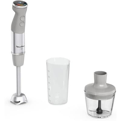 Moulinex Quickchef+ Bras Mixeur avec Lames Powelix, 1000W, Silencieux, 20 vitesses, Turbo, DD672B10