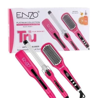 Pack Lisseur & Brosse & Boucleur 990F 50W ENZO EN-3955W