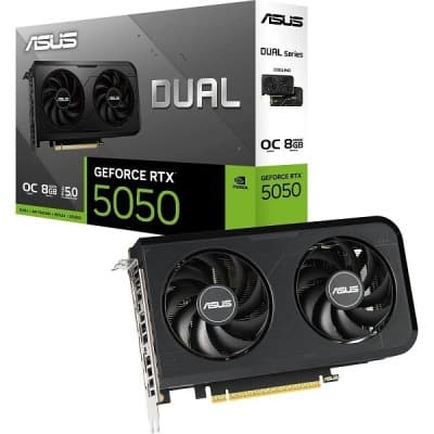 RTX 5050 08GO GDDR6 ASUS DUAL SERIES TVD CONFIG (7% POUR CEUX QUI VEULENT LACHETER SEULE)