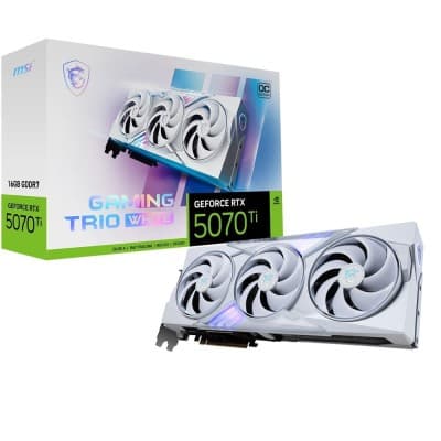 RTX 5070TI MSI GAMING TRIO OC 16GB GDDR7 WHITE (7% POUR CEUX QUI VEULENT LACHETER SEULE)
