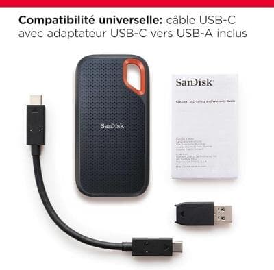 DISQUE DUR SSD Externe SanDisk Extreme 2To