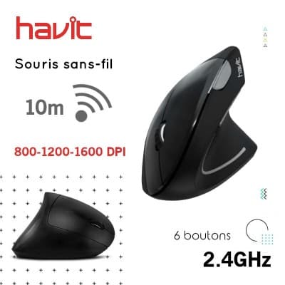Souris sans-fil Havit MS550GT 2.4GHz 6 boutons