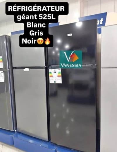 Réfrigérateur géant فريجيدار525L no frost prix imbattable blanc , noir
