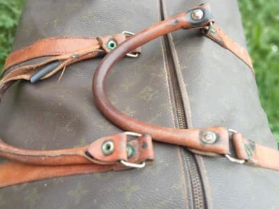 sac de voyage louis Vuitton original a restaurer