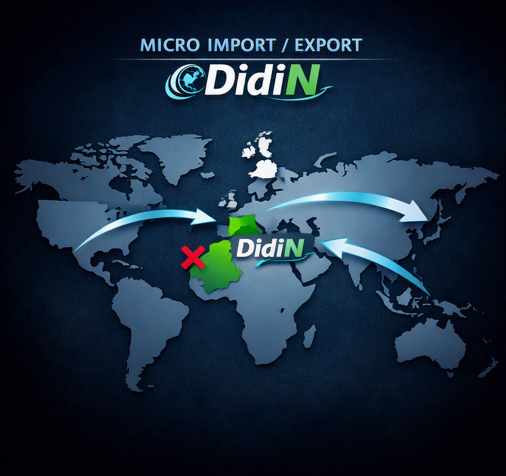 Carte des échanges internationaux DidiN Connecting Borders