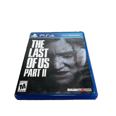 The Last of Us Part II game case for PlayStation 4